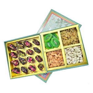 16 Pcs Of Home Made Chocolate | California Almonds | Jumbo Cashew I Long Raisins | Pista