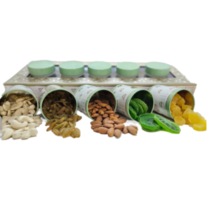 Enjoy a Healthy Mix: California Almonds, Jumbo Cashews, Long Raisins, Pineapple & Kiwi